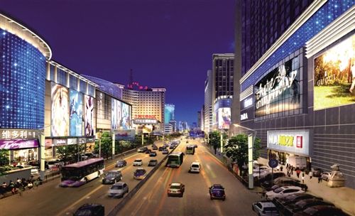 紡正街、紡西街街景亮化項目